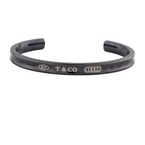 Tiffany & Co. 1837 Black Titanium Narrow Cuff Bracelet